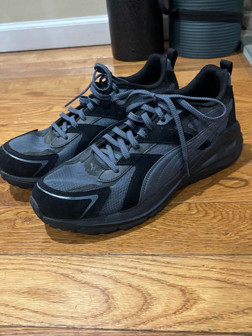 PUMA Hypnotic LS Black Strong Grey Sneakers Men’s Size 10.5